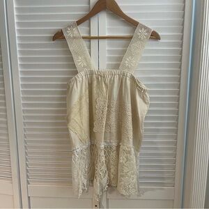 Handmade Vintage Lace Tank